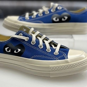 꼼데가르송 컨버스 척테일러 70 CDG OX 블루 230mm 새상품