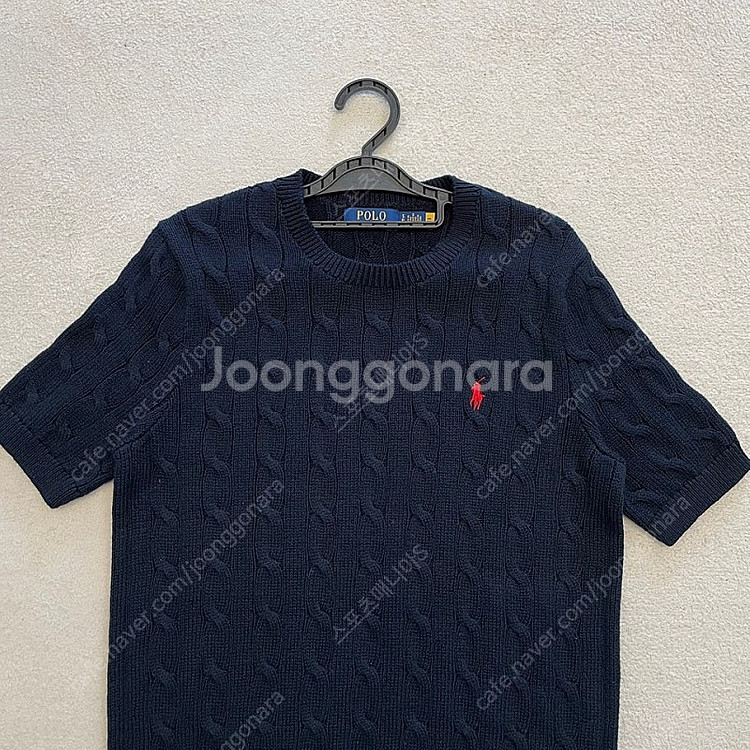 폴로 남성 신형 케이블 반팔니트 S--1