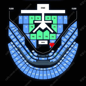 NCT엔시티드림콘서트 플로어 첫콘 7/10일 F20구역 6열 1자리