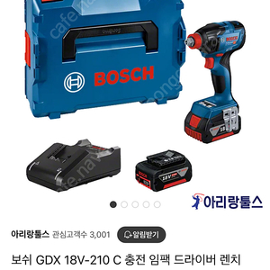 보쉬 GDX 18V-210 C 충전 임팩 드라이버 렌치