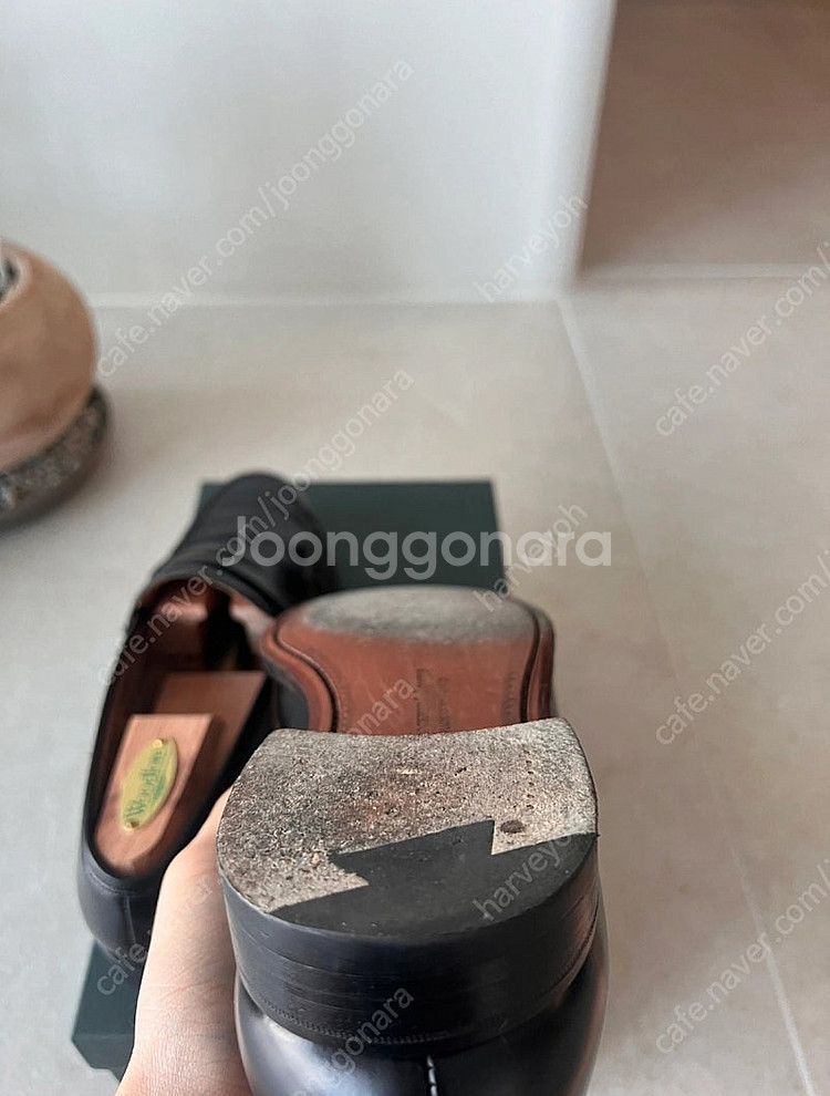 가격인하 크로켓엔존스 보스턴 카프 블랙 7.5e--4