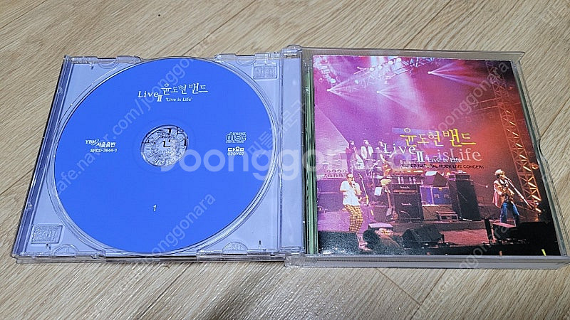 윤도현밴드 라이브 2CD 음반--1