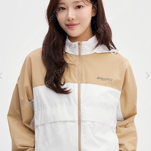 디스커버리 여성 바람막이 컬러블럭 자켓 95 7만원