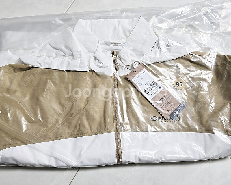 디스커버리 여성 바람막이 컬러블럭 자켓 95 7만원--3