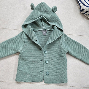 GAP 갭 베이비 곰돌이 니트 가디건 18-24m