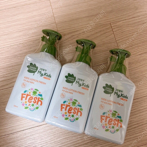 그린핑거 마이키즈 로션 320ml 미개봉 새제품 3통 일괄 (문앞택배비 포함)