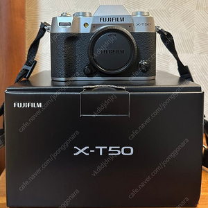 후지필름 X-T50 실버색상 거의 새상품