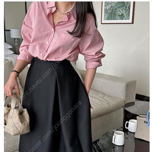 새상품 라밤바룸 위시 울실크 스커트 [black] 라지L