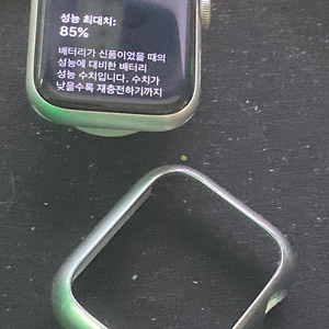 애플워치 se 40mm 실버 단품