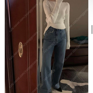 포스터 poster 포켓 데님 중청 s