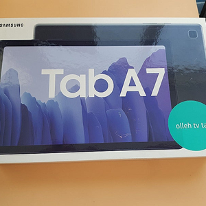 갤럭탭A7 64G 그레이(T505) 미사용 풀박스 17만원