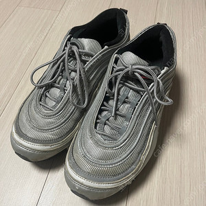 (정품) 나이키 에어맥스 97 실버 255