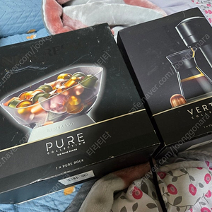 네스프레소 pure rock 디스펜서 & vertuo carafe