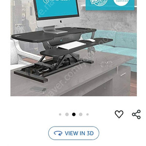 미개봉 새상품 전동 높이조절 책상. versa standup desk