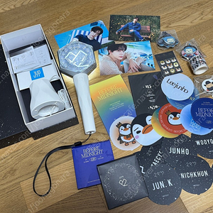 투피엠 응원봉 준호 펭펭이 스티커 콘서트 굿즈