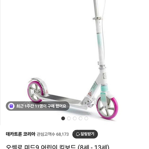 인천) 데카트론 오셀로 미드9 킥보드 급처!!!!!!!