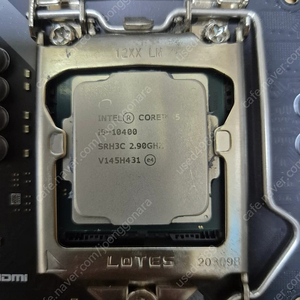 인텔 i5 10400 cpu 팝니다(쿨러,내장그래픽O)