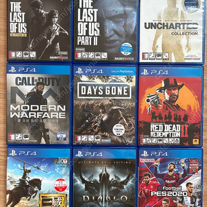 PS4 타이틀(레데리2, 데이즈곤, 라오어, 라이덴5)