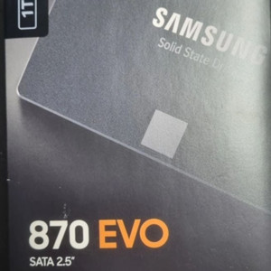 삼성 SSD 870 EVO 1TB 새상품 판매합니다
