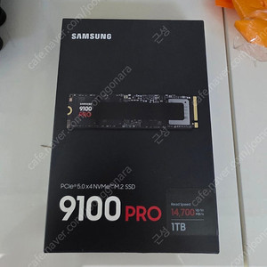 [삼성전자]공식인증 9100 PRO M.2 NVMe 2280 [1TB MZ-VAP1T0BW] 국내 정발 미개봉 팝니다.