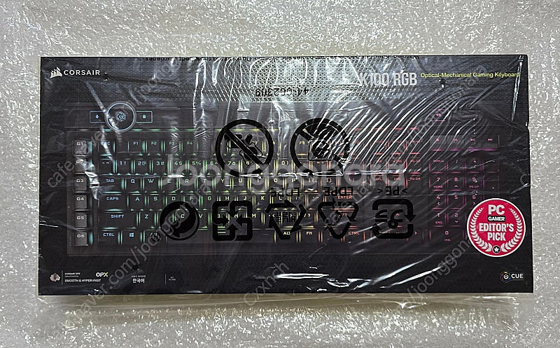 커세어 K100 게이밍키보드--1