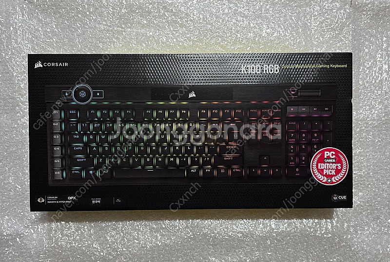 커세어 K100 게이밍키보드--2