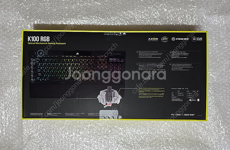 커세어 K100 게이밍키보드--3