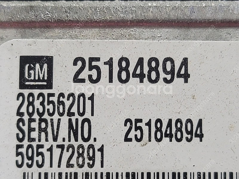 (중고) 올란도 캡티바 중고품 ECU (구매전전화) 25184894 ABJW / 25184894--2