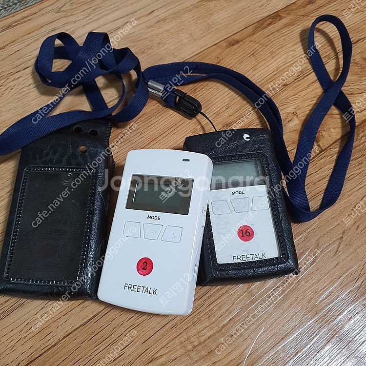 가이드 수신기 2대 (유럽 인솔자용)--0