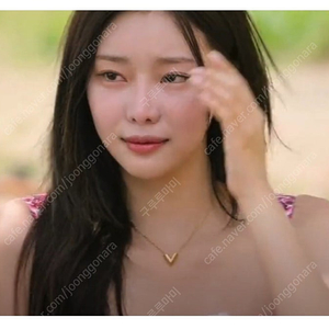18k루이비통 브이 목걸이