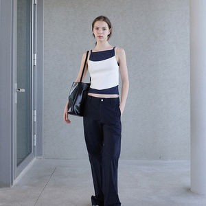 로클 로우클래식 PAPER STRAIGHT-FIT PANTS_DARK NAVY 새상품 m사이즈