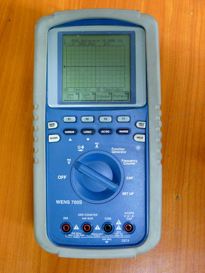 휴대용 올인원 다기능종합계측기 웬스 WENS700S 오실로스코프,멀티미터,주파수카운터,함수발생기,로직아날라이저--2