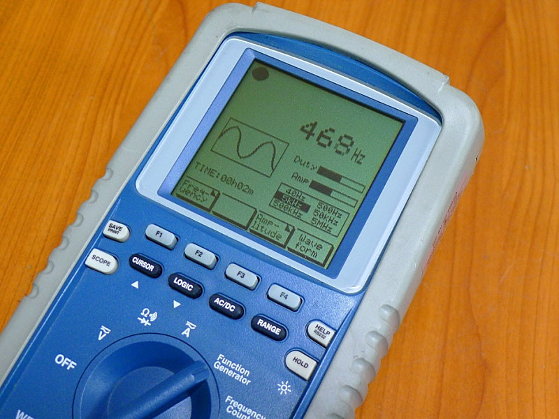 휴대용 올인원 다기능종합계측기 웬스 WENS700S 오실로스코프,멀티미터,주파수카운터,함수발생기,로직아날라이저--5