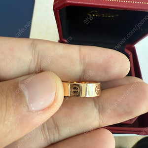 까르띠에 러브링 5.5mm 58