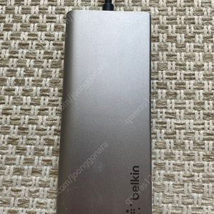 [개인]벨킨 6in1 USB-C타입 멀티 허브 F4U092btSGY 싸게 팝니다. (3.5만)