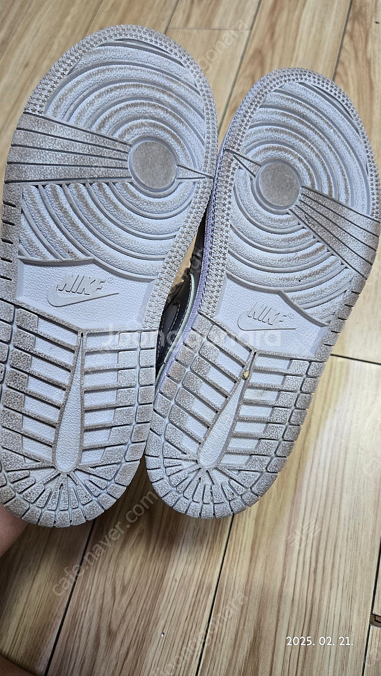 나이키 조던1 레트로로우 실버 200사이즈--4