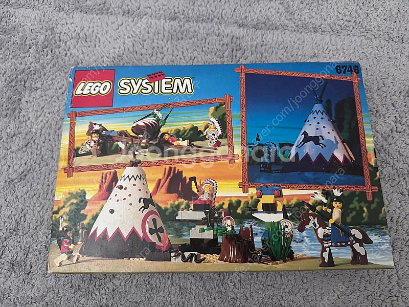 레고 올드6746 아파치캠프(국내판) 팝니다(중고)--2