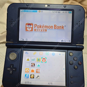 new 3ds xl, 뉴큰다수 블루 포켓몬뱅크 순정품 택포22