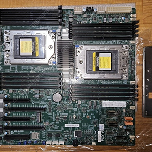 슈퍼마이크로 AMD 에픽 듀얼보드(H11DSi-NT) & 64코어 128쓰레드 팝니다