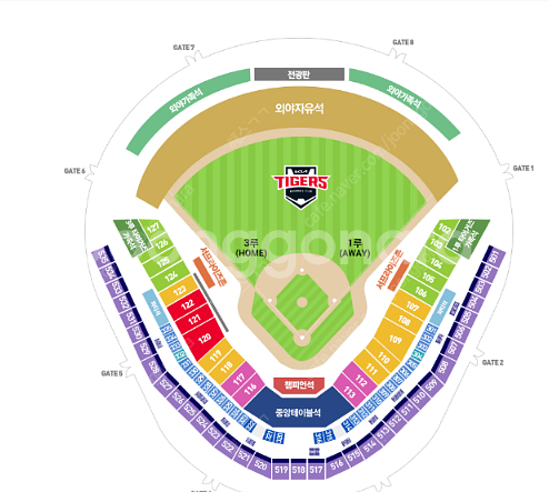 5/12(월)-5/18(일) KIA vs 롯데 1층테이...--0