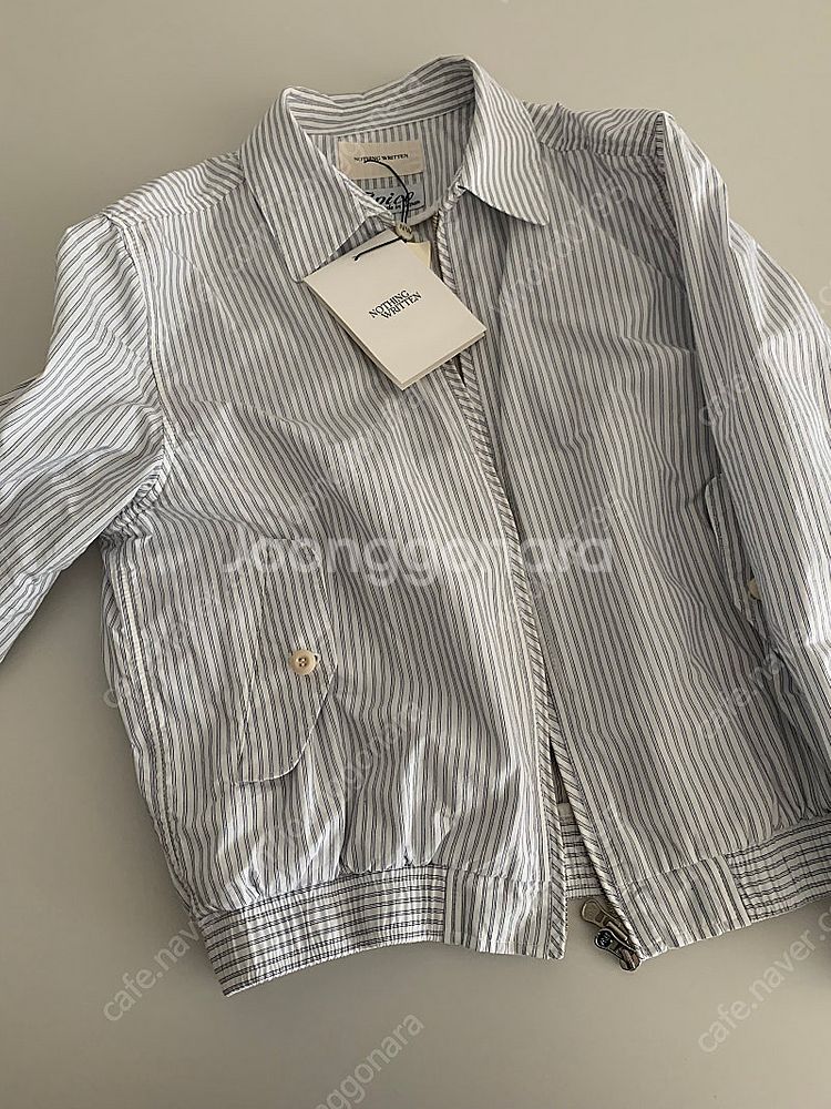 (미착용새상품) 낫띵리튼 마르쉐 썸머 스트라이프 블루종--7
