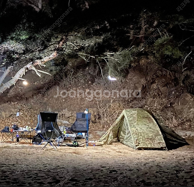 라이트 파이터 멀티캠 백패킹 1인용 텐트 팝니다--1