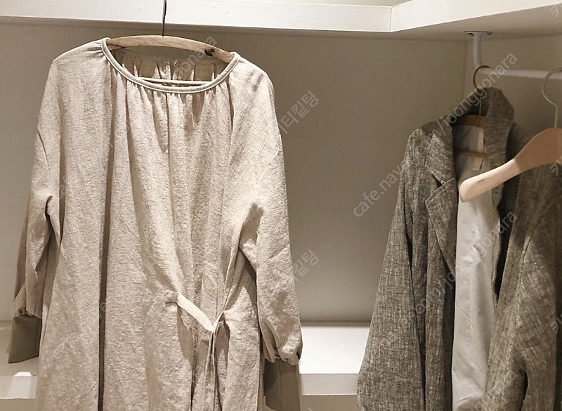 (새제품)율하네 시보리린넨원피스--3