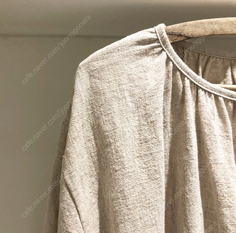 (새제품)율하네 시보리린넨원피스--4