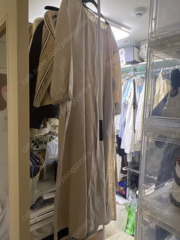 (새제품)율하네 시보리린넨원피스--6