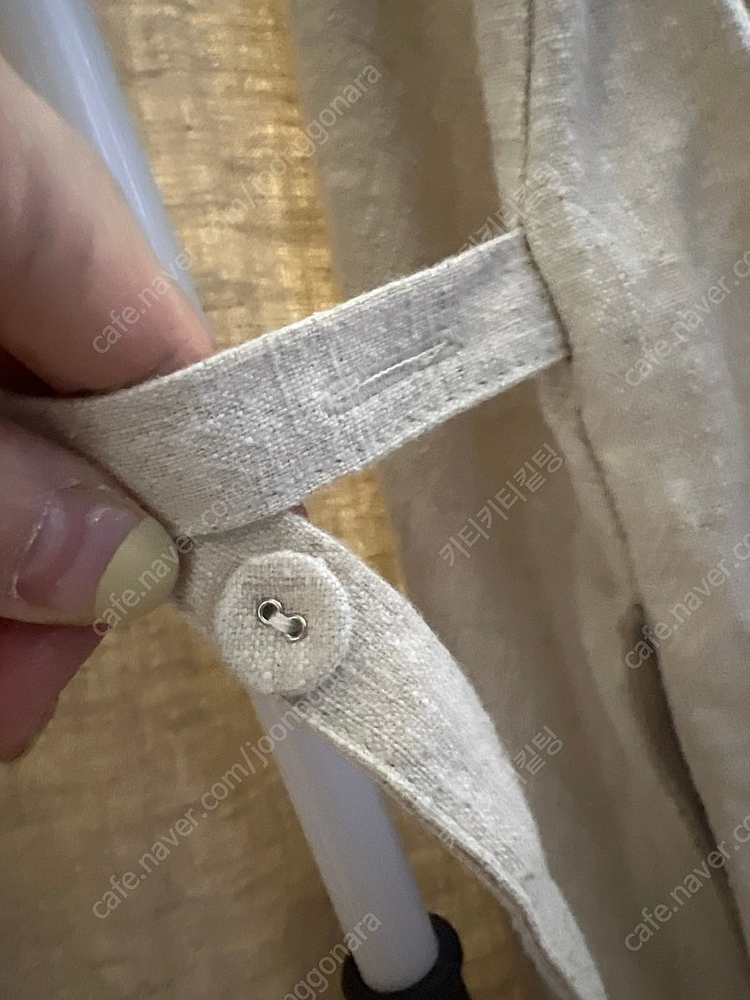 (새제품)율하네 시보리린넨원피스--9