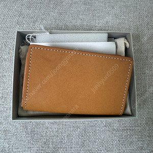 헨더스킴 카드지갑 natural folded card case