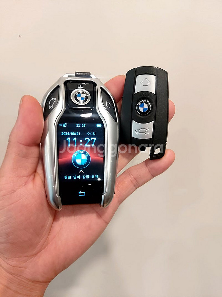 [판매] BMW 스마트키 리디자인 블랙 디스플레이키 +...--0