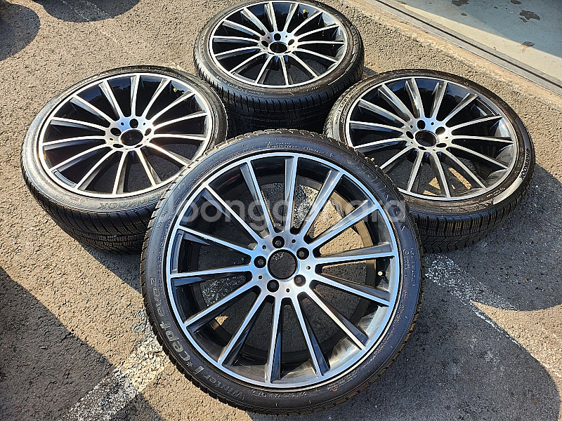 벤츠 20인치 S클래스 AMG 마차 스타일 휠타이어 세...--0