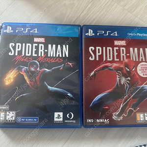 Ps4 스파이더맨 1 +스파이더맨 모랄레스. 싸게팔아요